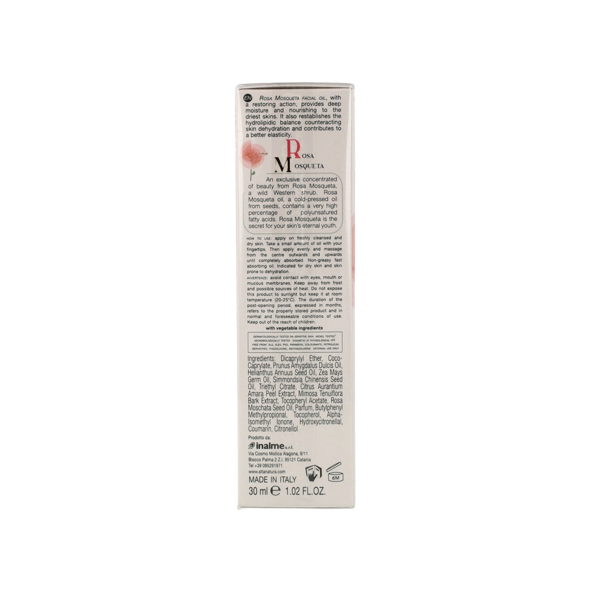 OLIO VISO ROSA MOSQUETA - 30 ML