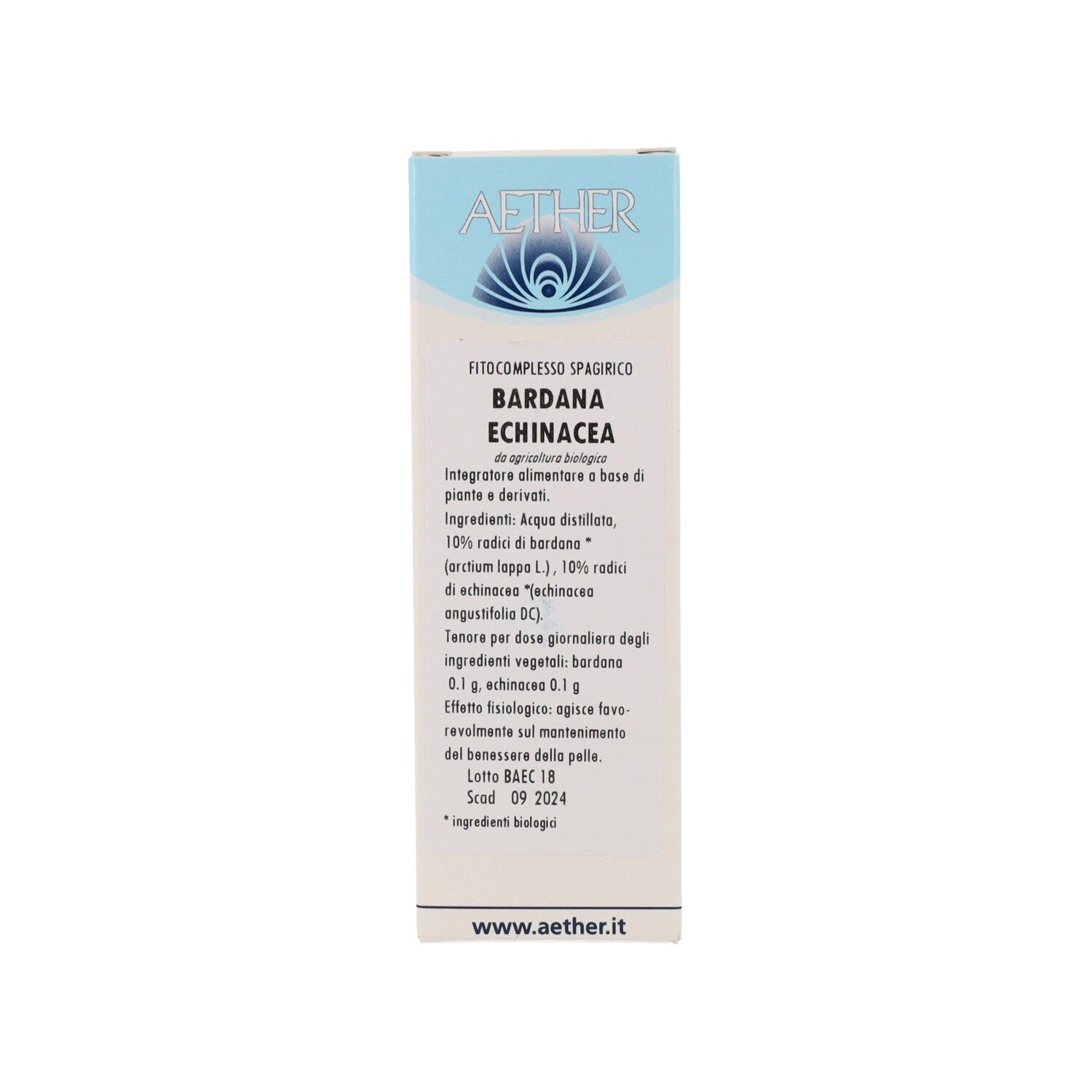 FITOCOMPLESSO SPAGIRICO BIO BARDANA ECHINACEA 50ML