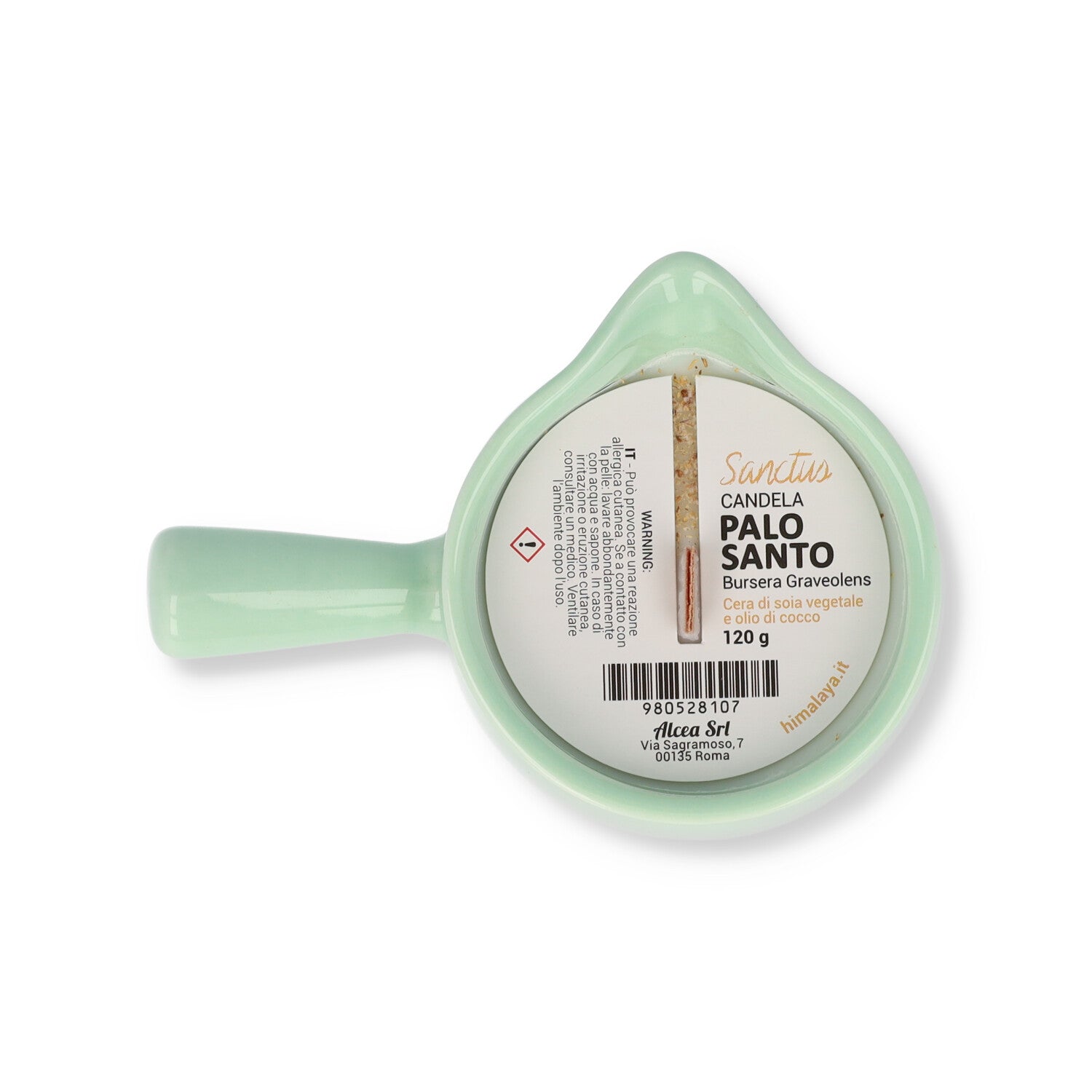 CANDELA NATURALE PALO SANTO VERDE 120ML SANCTUS