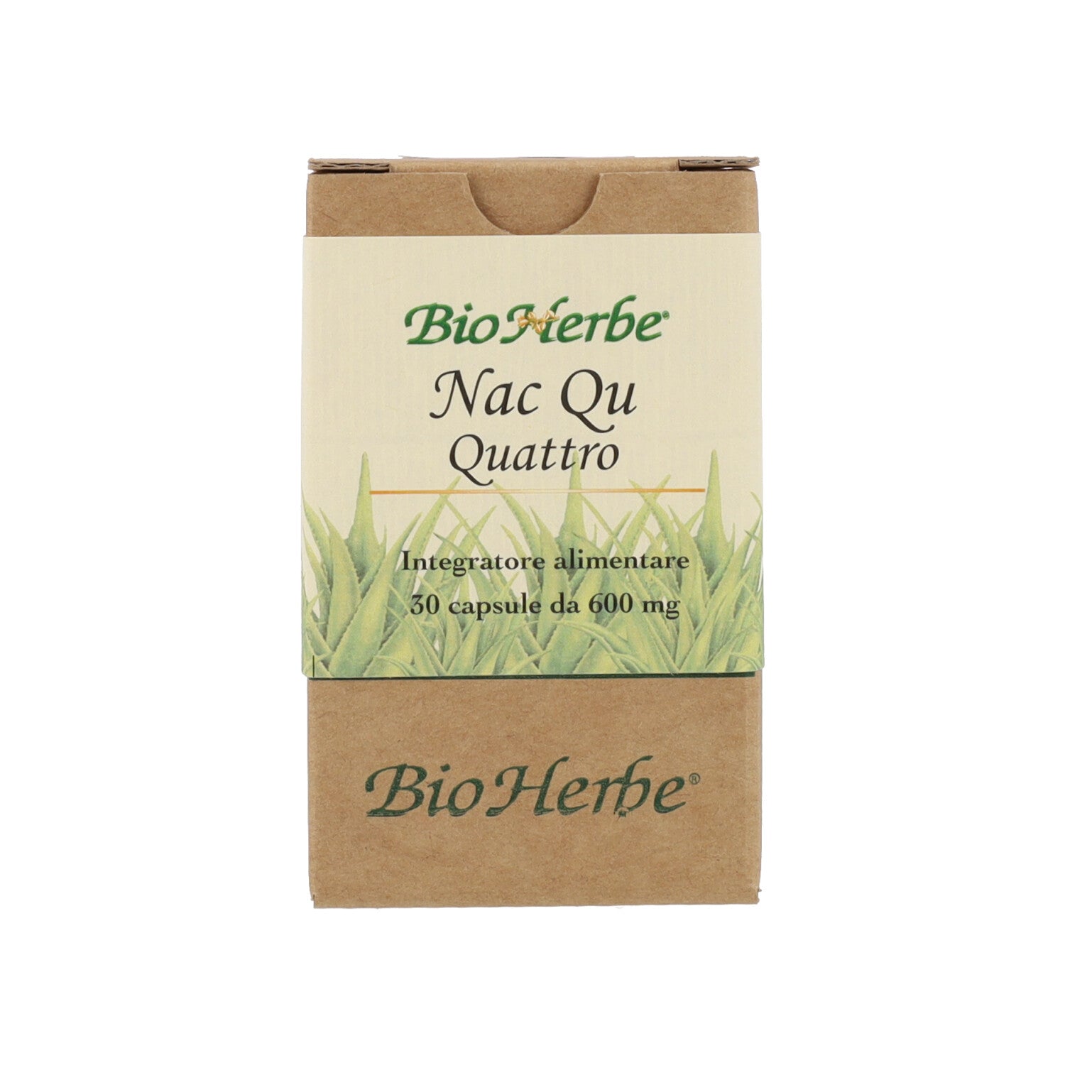 NAC QU QUATTRO 30CPS 600MG BIO HERBE                                            #INT#