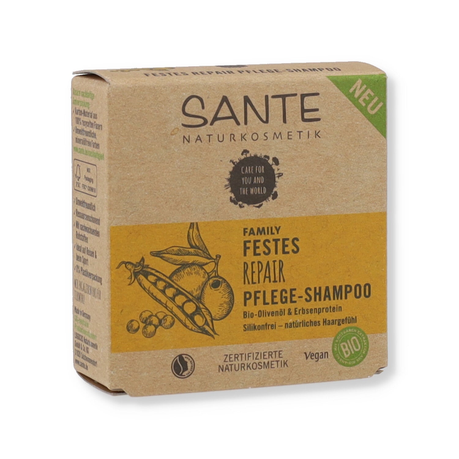SANTE FAMILY SHAMPOO SOLIDO OLIVE E PISELLO