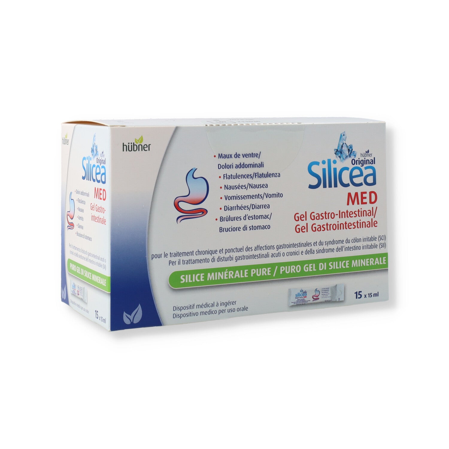 HUBNER SILICEA MED GEL GASTROINTESTINALE 15 BUSTINE