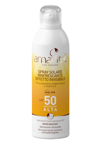 AMAVITAL SUN SPRAY SOLARE INVISIBILE SPF50 150ML