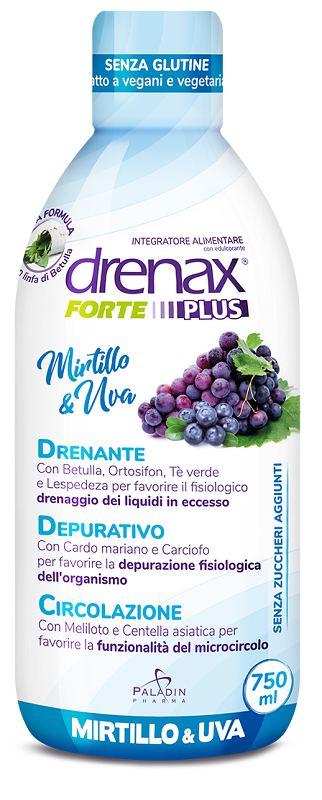 DRENAX FORTE PLUS MIRTILLO/UVA 750 ML