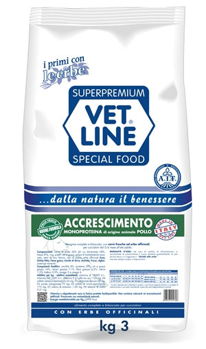 VET LINE ACCRESC POLLO 3KG
