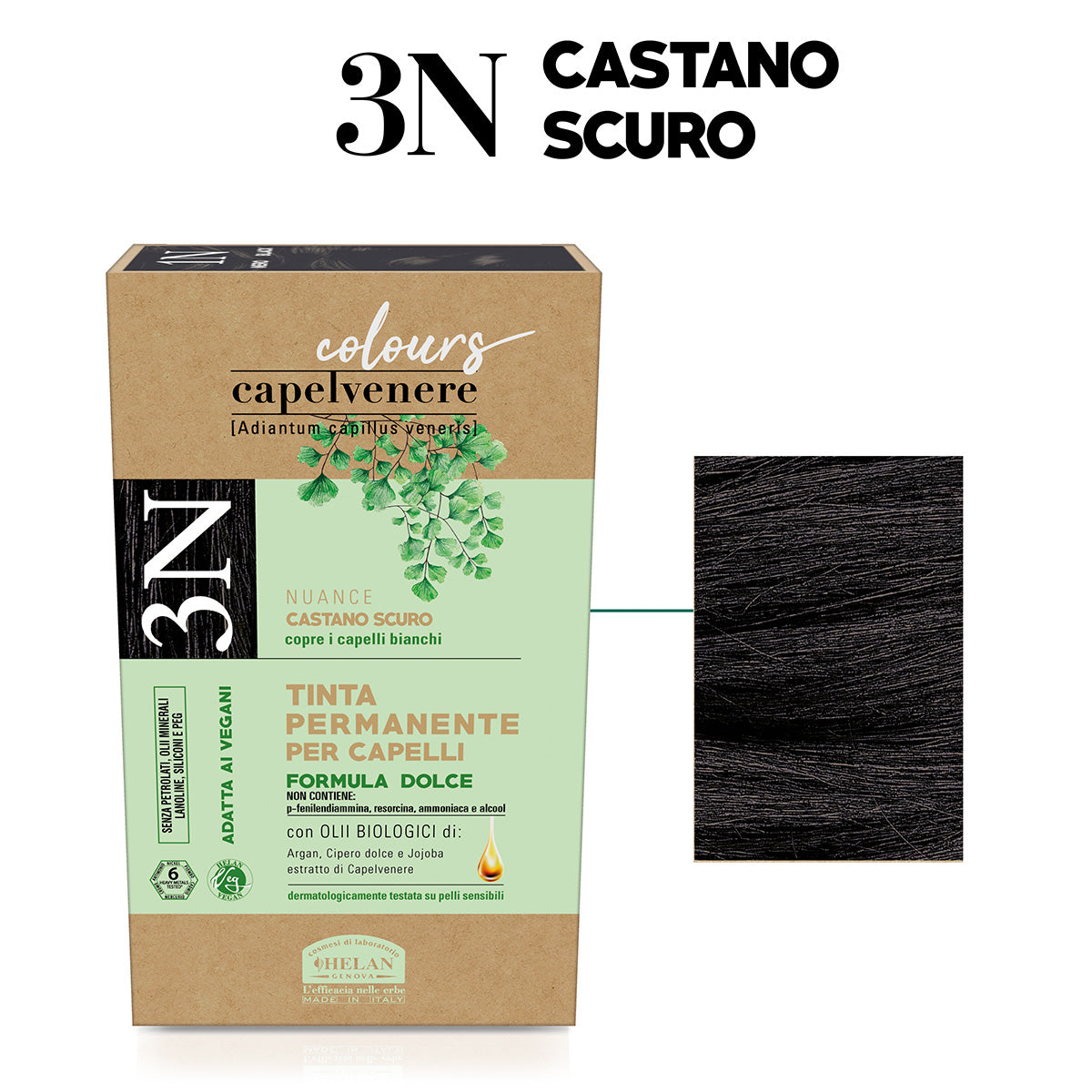 CAPELVENERE TINTA CAPELLI 3N CASTANO SCURO