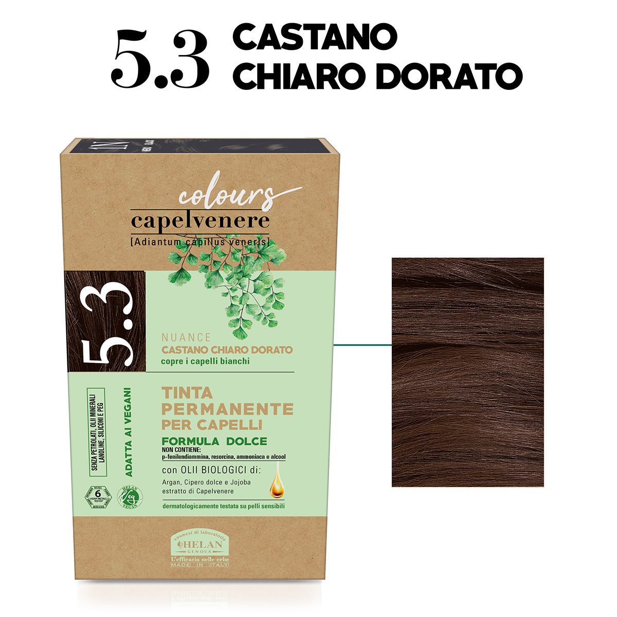 CAPELVENERE TINTA CAPELLI 5.3 CASTANO CHIARO DORATO