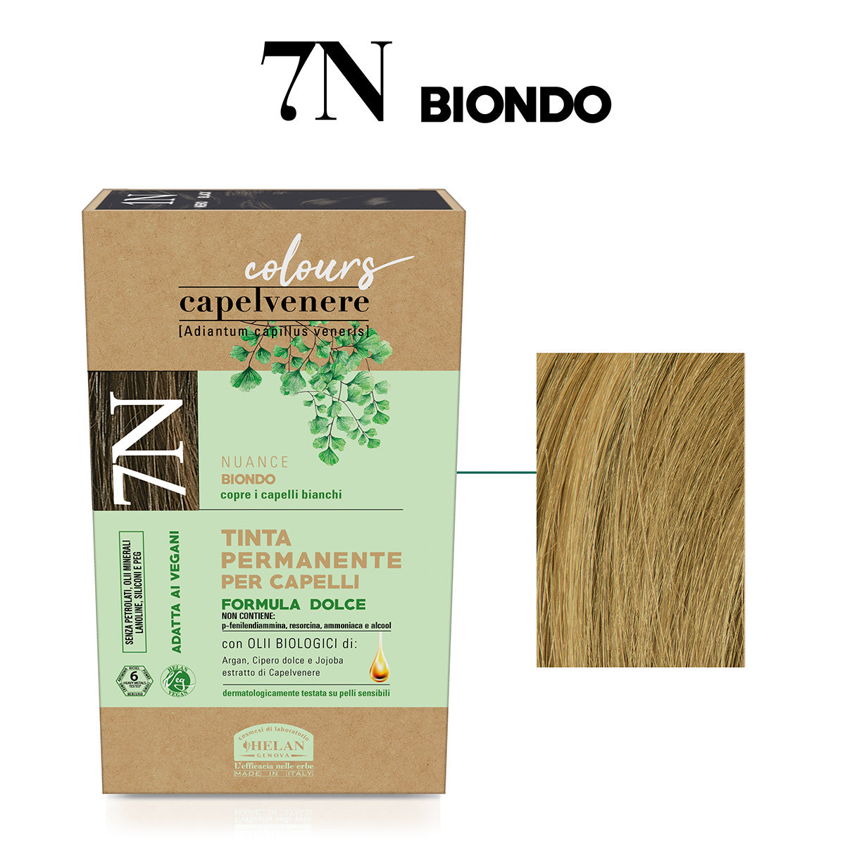 CAPELVENERE TINTA CAPELLI 7N BIONDO