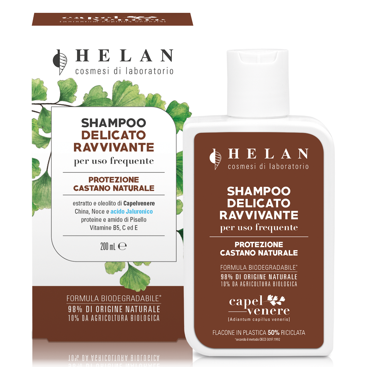 SHAMPOO DELICATO RAVVIVANTE CASTANO NATURALE 200ML