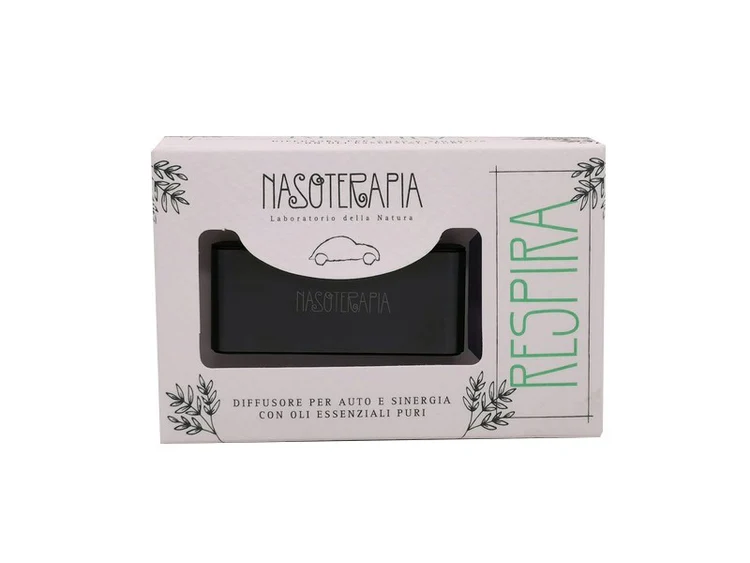 NASOTERAPIA DIFFUSORE AUTO GRIGIO CON SINERGIA RESPIRA
