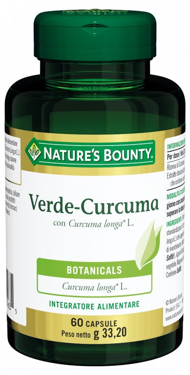 NATURE'S BOUNTY VERDE CURCUMA 60 CAPSULE