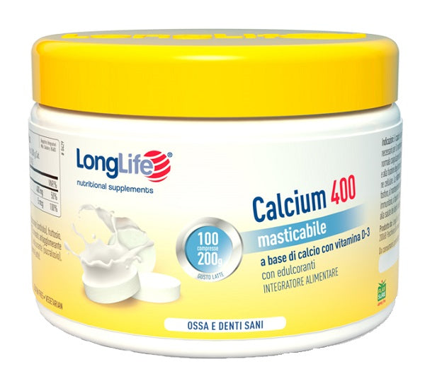 LONGLIFE CALCIUM400 LATTE100CP