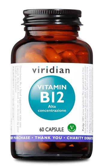 VIRIDIAN VITAMIN B12 HIGH 60 CAPSULE