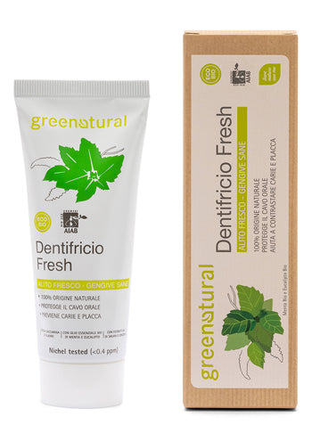 GREENATURAL DENTIFRICIO MENTA PIPERITA ZENZERO SALVIA 75ML