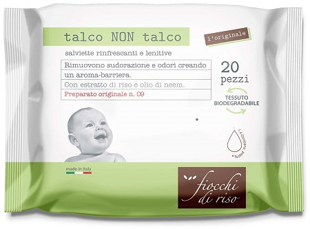 TALCO NON TALCO SALVIETTE FIOCCHI DI RISO