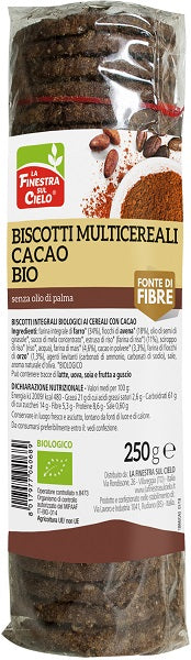 BISCOTTI MULTICEREALE CACAO 250G