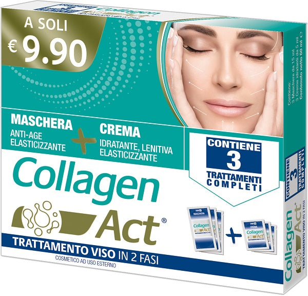 COLLAGEN ACT TRATTAMENTO VISO IN 2 FASI