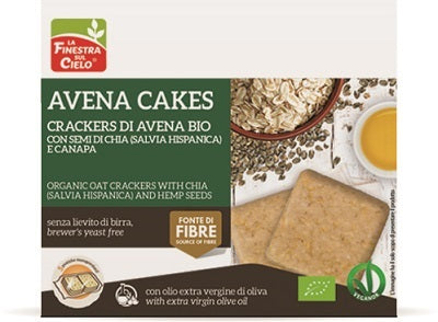 CRACKERS AVENA SEMI CANAPA/CHIA BIO 5X50GR