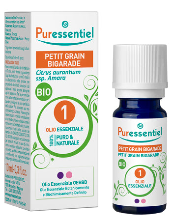 PURESSENTIEL PETIT GRAIN OLIO ESSENZIALE BIO 10ML