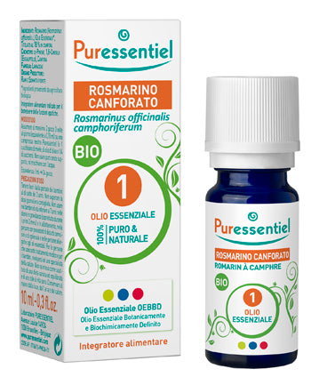 PURESSENTIEL ROSMARINO CANFORA OLIO ESSENZIALE 10 ML