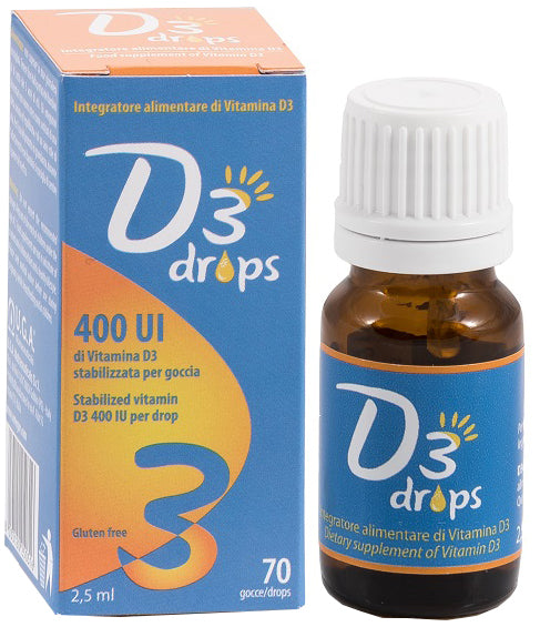 D3 DROPS 400 UI 2,5ML