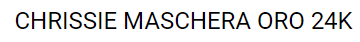 CHRISSIE MASCHERA ORO 24K 50 ML