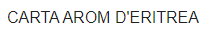 CARTA AROM D'ERITREA ESS TOUAREG CANDELAPROF 160 GR