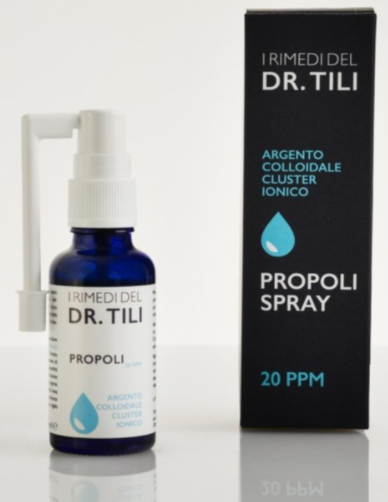 ARGENTO 20PPM PROPOLI SPRAY TILI