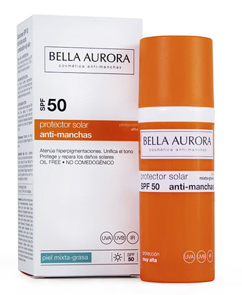 BELLA AURORA BIO10 SOLAR PELLE MISTA/GRASSA 50ML