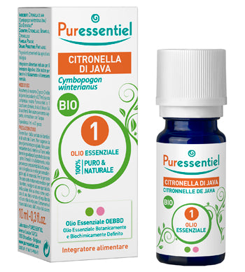 PURESSENTIEL CITRONELLA OLIO ESSENZIALE BIO 10ML