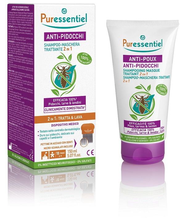 PURESSENTIEL SHAMPOO TRATTAMENTO PIDOCCHI