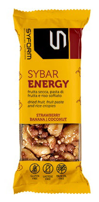 SYBAR ENERGY BARRETTA FRAGOLA/BANANA/COCCO