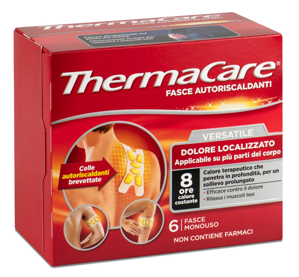 THERMACARE FASCE AUTORISCALDANTI VERSATILI 6 PEZZI