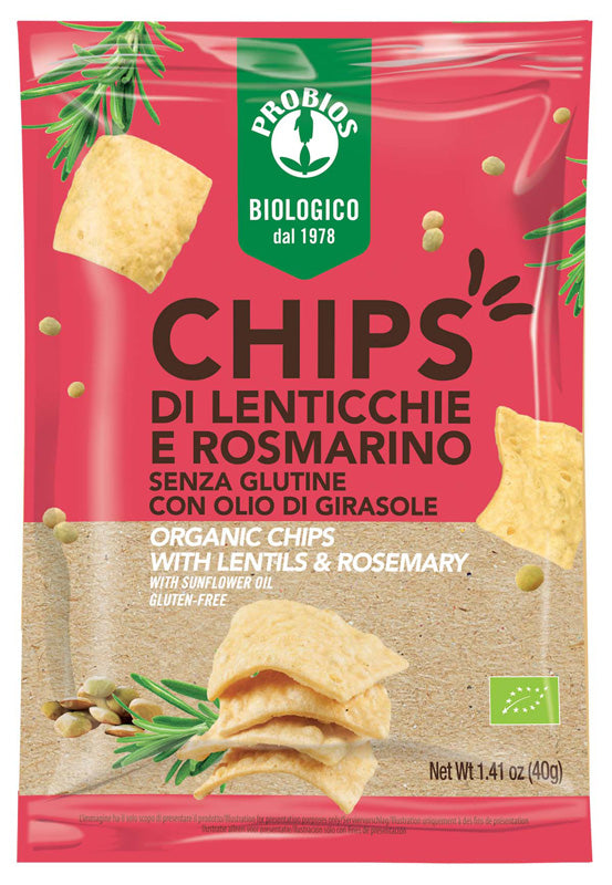 CHIPS DI LENTICCHIE ROSMARINO 40G