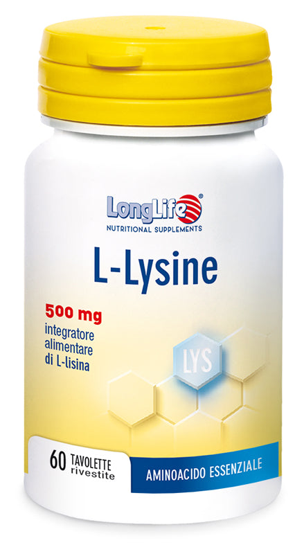 LONGLIFE L-LYSINE 500MG - 60 TAV