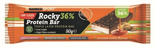 ROCKY 36% PROT BAR CARAMEL BOX