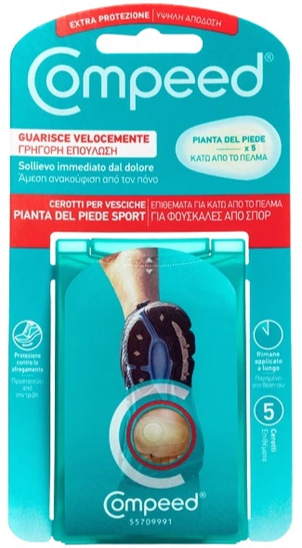 COMPEED VESCICHE PIANTA PIEDE SPORT 5PZ