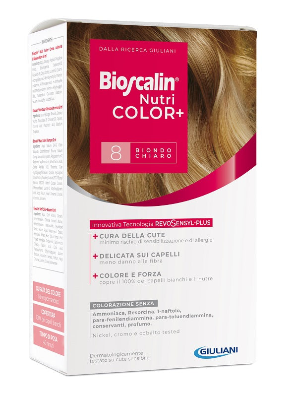 BIOSCALIN NUTRICOLOR PLUS BIONDO CHIARO 8