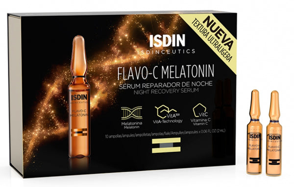 ISDINCEUTICS FLAVO C MELATONIN 10 FIALE
