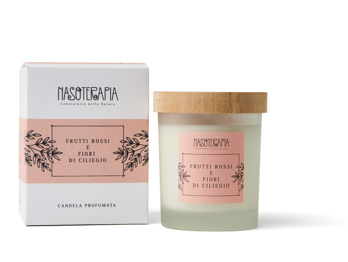 NASOTERAPIA CANDELA FRUTTI ROSSI E FIORI CILIEGIO 180GR