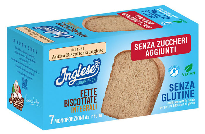 INGLESE FETTE BISCOTTATE INTEGR SENZA GLUTINE E SENZA ZUCCHERO 200GR