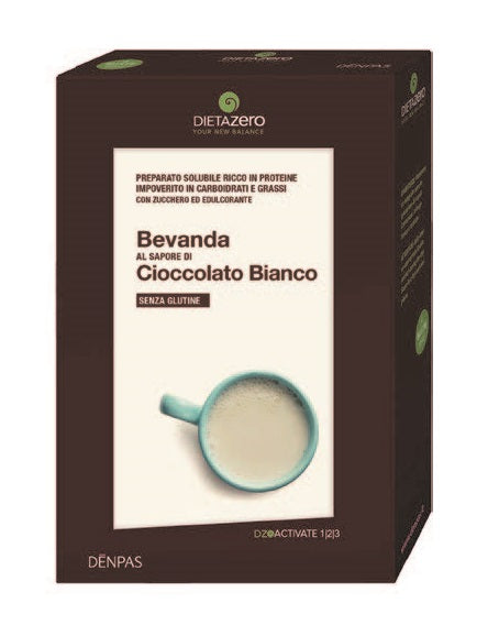 DIETA ZERO | BEVANDA SAPORE CIOCCOLATO BIANCO SENZA GLUTINE 4BUSTEX25GR