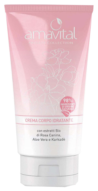 AMAVITAL PRIVATE CREMA CORPO IDRATANTE ROSA CANINA E KARKADE' 150ML