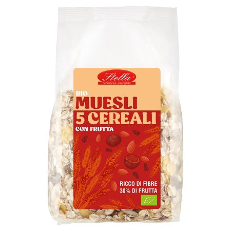 STELLA MUESLI 5 CEREALI FRUTTA 500G
