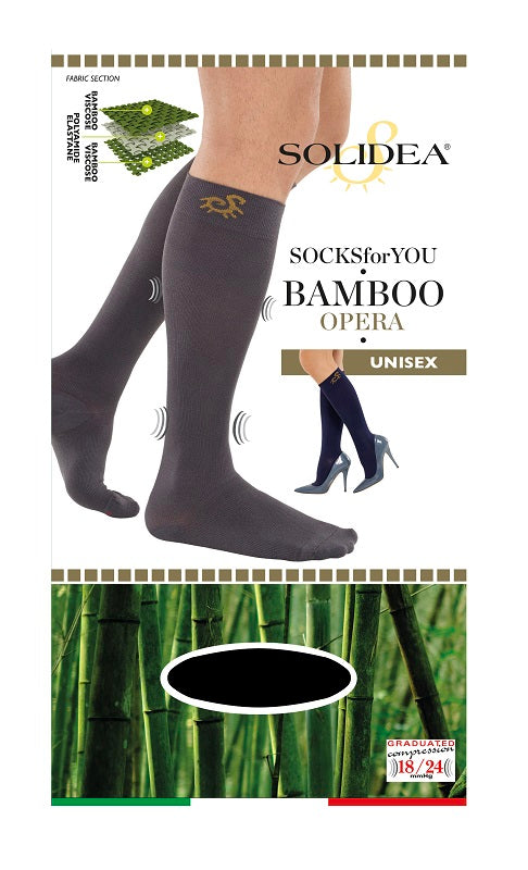 SOCKS FOR YOU BAMBOO OPERA XXL NERO