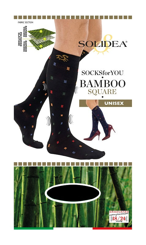 SOCKS FOR YOU BAMBOO SQUARE M NERO