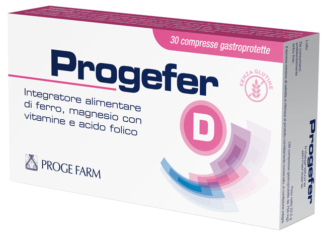 PROGEFER D 30CPR GASTROPROT