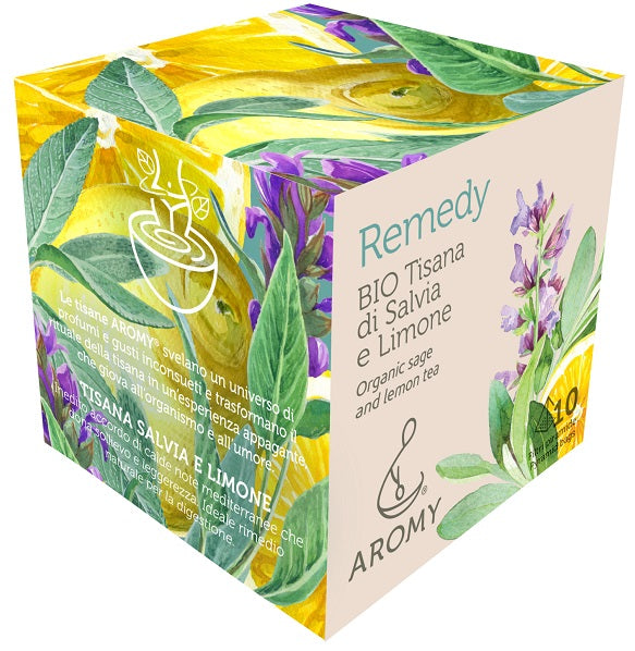 AROMY TISANA BIO REMEDY | SALVIA E LIMONE 10FILTRI 30GR