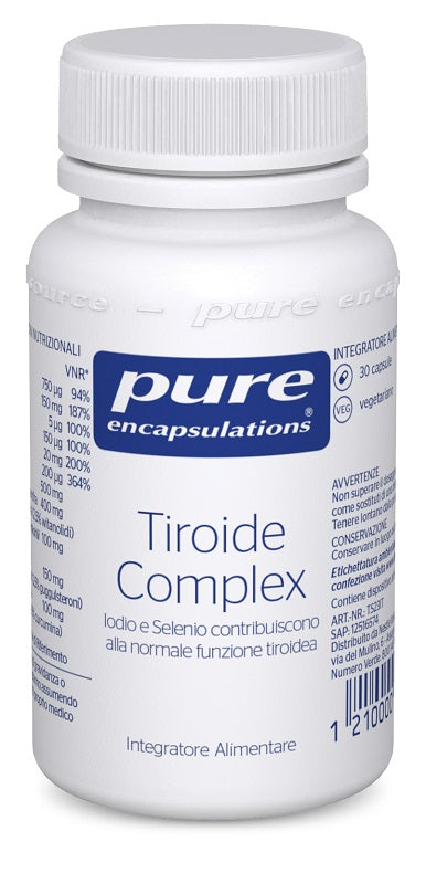 PURE ENCAPSULATIONS TIROIDE COMPLEX 30 CAPSULE