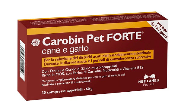 CAROBIN PET FORTE 30 CPR